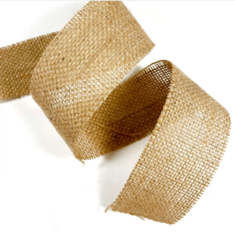 jute band Naturel 50mm Bij vilt enzo